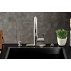 image:imageGourmetier LS8783CTL Continental SingleHandle PullDown Kitchen Faucet Brushed BrassBrushed Nickel