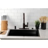 image:imageGourmetier LS8783CTL Continental SingleHandle PullDown Kitchen Faucet Brushed BrassOil Rubbed Bronze