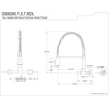 image:imageKingston Brass Gourmetier GS8287DL Concord 2Handle Wall Mount PullDown Kitchen Faucet Brushed BrassBrushed Brass