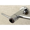 image:imageKingston Brass Gourmetier GS8287DL Concord 2Handle Wall Mount PullDown Kitchen Faucet Brushed BrassPolished Chrome