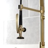 image:imageKingston Brass LS8508DL Concord SingleHandle PreRinse Kitchen Faucet Brushed NickelBrushed Brass