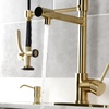 image:imageKingston Brass LS8508DL Concord SingleHandle PreRinse Kitchen Faucet Brushed NickelBrushed Brass