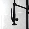 image:imageKingston Brass LS8508DL Concord SingleHandle PreRinse Kitchen Faucet Brushed NickelMatte Black