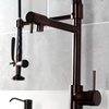 image:imageKingston Brass LS8508DL Concord SingleHandle PreRinse Kitchen Faucet Brushed NickelOil Rubbed Bronze
