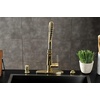 image:imageKingston Brass LS8773DL Concord PreRinse Kitchen Faucet Brushed Brass 981 x 8 x 1963Brushed Brass