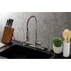 image:imageKingston Brass LS8773DL Concord PreRinse Kitchen Faucet Brushed Brass 981 x 8 x 1963Brushed Nickel
