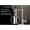 image:imageKingston Brass LS8773DL Concord PreRinse Kitchen Faucet Brushed Brass 981 x 8 x 1963Brushed Nickel
