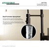 image:imageKingston Brass LS8773DL Concord PreRinse Kitchen Faucet Brushed Brass 981 x 8 x 1963Matte Black