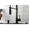 image:imageKingston Brass LS8773DL Concord PreRinse Kitchen Faucet Brushed Brass 981 x 8 x 1963Matte Black