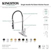 image:imageKingston Brass LS8773DL Concord PreRinse Kitchen Faucet Brushed Brass 981 x 8 x 1963Naples Bronze