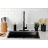 image:imageKingston Brass LS8773DL Concord PreRinse Kitchen Faucet Brushed Brass 981 x 8 x 1963Naples Bronze
