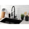image:imageKingston Brass LS8773DL Concord PreRinse Kitchen Faucet Brushed Brass 981 x 8 x 1963Naples Bronze