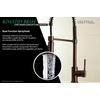 image:imageKingston Brass LS8773DL Concord PreRinse Kitchen Faucet Brushed Brass 981 x 8 x 1963Oil Rubbed Bronze