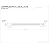 image:imageKingston Brass LSSPRHOSE595C 59Inch Black Nylon Hose for PullOut Kitchen Faucet Oil Rubbed BronzePolished Chrome