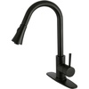 image:imageGourmetier LS8727DL Concord SingleHandle PullDown Kitchen Faucet Matte BlackChromeMatte Black