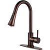 image:imageGourmetier LS8727DL Concord SingleHandle PullDown Kitchen Faucet Matte BlackChromeOil Rubbed Bronze