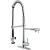 image:imageKingston Brass LS8508DL Concord SingleHandle PreRinse Kitchen Faucet Brushed NickelPolished Chrome