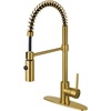 image:imageKingston Brass LS8773DL Concord PreRinse Kitchen Faucet Brushed Brass 981 x 8 x 1963Brushed Brass