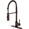 image:imageKingston Brass LS8773DL Concord PreRinse Kitchen Faucet Brushed Brass 981 x 8 x 1963Oil Rubbed Bronze