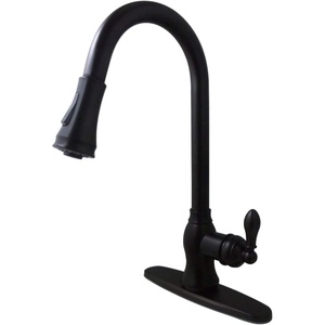 image:imageGourmetier GSY7771ACL American Classic SingleHandle PullDown Sprayer Kitchen Faucet Polished ChromeOil Rubbed Bronze