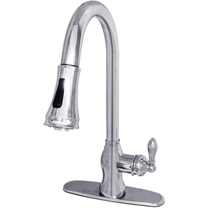 image:imageGourmetier GSY7771ACL American Classic SingleHandle PullDown Sprayer Kitchen Faucet Polished ChromePolished Chrome