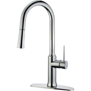 image:imageGourmetier LS2721NYL SingleHandle PullDown Kitchen Faucet Polished ChromePolished Chrome