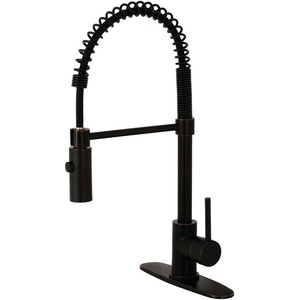 image:imageKingston Brass LS8773DL Concord PreRinse Kitchen Faucet Brushed Brass 981 x 8 x 1963Naples Bronze