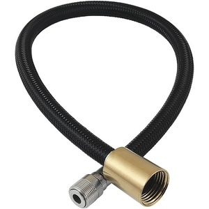 image:imageKingston Brass LSSPRHOSE593AB 59 Braided Pull Down Kitchen Faucet Spray Hose Antique BrassBrushed Brass