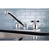 image:imageKingston Brass FB121ZX Millennium 8Inch Centerset Kitchen Faucet Polished ChromePolished Chrome