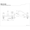 image:imageKingston Brass FB121ZX Millennium 8Inch Centerset Kitchen Faucet Polished ChromePolished Chrome