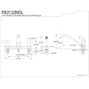 image:imageKingston Brass FB2121NDL 71116Inch in Spout Reach NuvoFusion 8Inch Centerset Kitchen Faucet Polished ChromeFB2122NDL