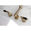 image:imageKingston Brass FB758NFLSP NuWave French 8Inch Centerset Kitchen Faucet with Sprayer Brushed NickelAntique Brass