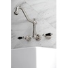 image:imageKingston Brass FB758NFLSP NuWave French 8Inch Centerset Kitchen Faucet with Sprayer Brushed NickelBrushed Nickel