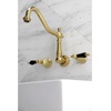 image:imageKingston Brass FB758NFLSP NuWave French 8Inch Centerset Kitchen Faucet with Sprayer Brushed NickelBrushed Nickel