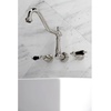 image:imageKingston Brass FB758NFLSP NuWave French 8Inch Centerset Kitchen Faucet with Sprayer Brushed NickelPolished Brass