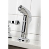 image:imageKingston Brass FB758NFLSP NuWave French 8Inch Centerset Kitchen Faucet with Sprayer Brushed NickelPolished Chrome