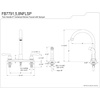 image:imageKingston Brass FB7791NFLSP Nuwave French 8inch Centerset Kitchen Faucet ChromePolished Chrome