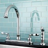 image:imageKingston Brass FB7791NFLSP Nuwave French 8inch Centerset Kitchen Faucet ChromePolished Chrome