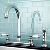 image:imageKingston Brass FB7791PLSP Victorian 8inch Centerset Kitchen Faucet ChromePolished Chrome