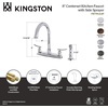 image:imageKingston Brass FB7795JLSP Jamestown 8inch Centerset Kitchen Faucet Oil Rubbed Bronze 1025 x 8 x 1194Brushed Nickel