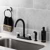 image:imageKingston Brass FB7795PXSP Victorian 8inch Centerset Kitchen Faucet Oil Rubbed Bronze 10 x 8 x 1213Matte Black