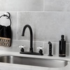 image:imageKingston Brass FB7795PXSP Victorian 8inch Centerset Kitchen Faucet Oil Rubbed Bronze 10 x 8 x 1213Matte Black