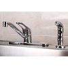image:imageKingston Brass KB562SP Wyndham Single Loop Handle Kitchen Faucet with Side Sprayer 8Inch Polished ChromePolished Chrome