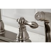 image:imageKingston Brass KB716ACLSP American Classic Centerset Kitchen Faucet with Side Sprayer Antique CopperBrushed Nickel