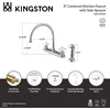 image:imageKingston Brass KB721PXSP Vintage 8Inch Centerset Kitchen Faucet Polished Chrome