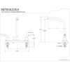 image:imageKingston Brass KB750 Magellan Centerset Kitchen Faucet Polished ChromeBrushed Nickel