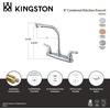 image:imageKingston Brass KB750 Magellan Centerset Kitchen Faucet Polished ChromePolished Chrome