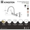 image:imageKingston Brass KB796SP Magellan 8Inch Centerset Kitchen Faucet Antique CopperAntique Copper