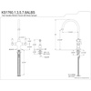 image:imageKingston Brass KS1767ALBS Vintage TwoHandle Kitchen Faucet with Brass Sprayer Brushed BrassBrushed Brass