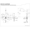 image:imageKingston Brass KS1777ALBS Heritage 2Handle Kitchen Faucet with Brass Sprayer Brushed BrassBrushed Nickel